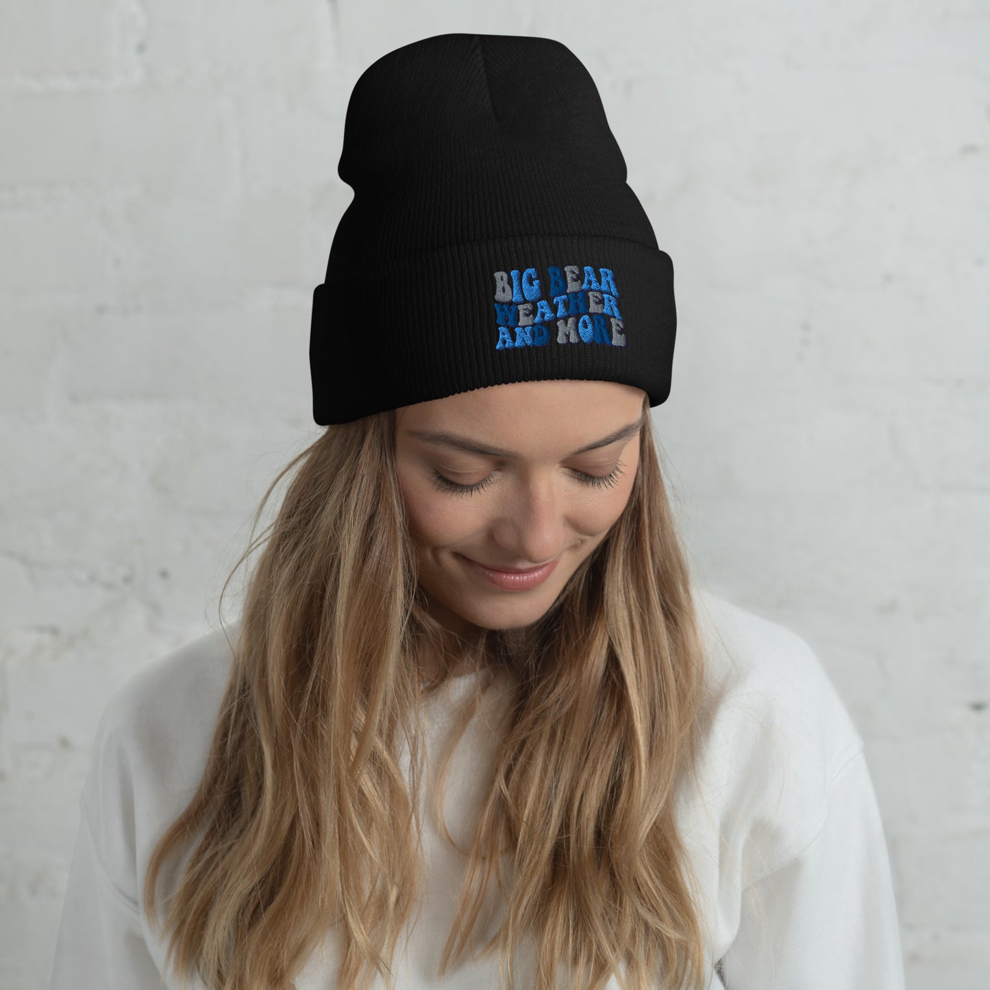 Classic Wavy Logo Winter Cuffed Beanie