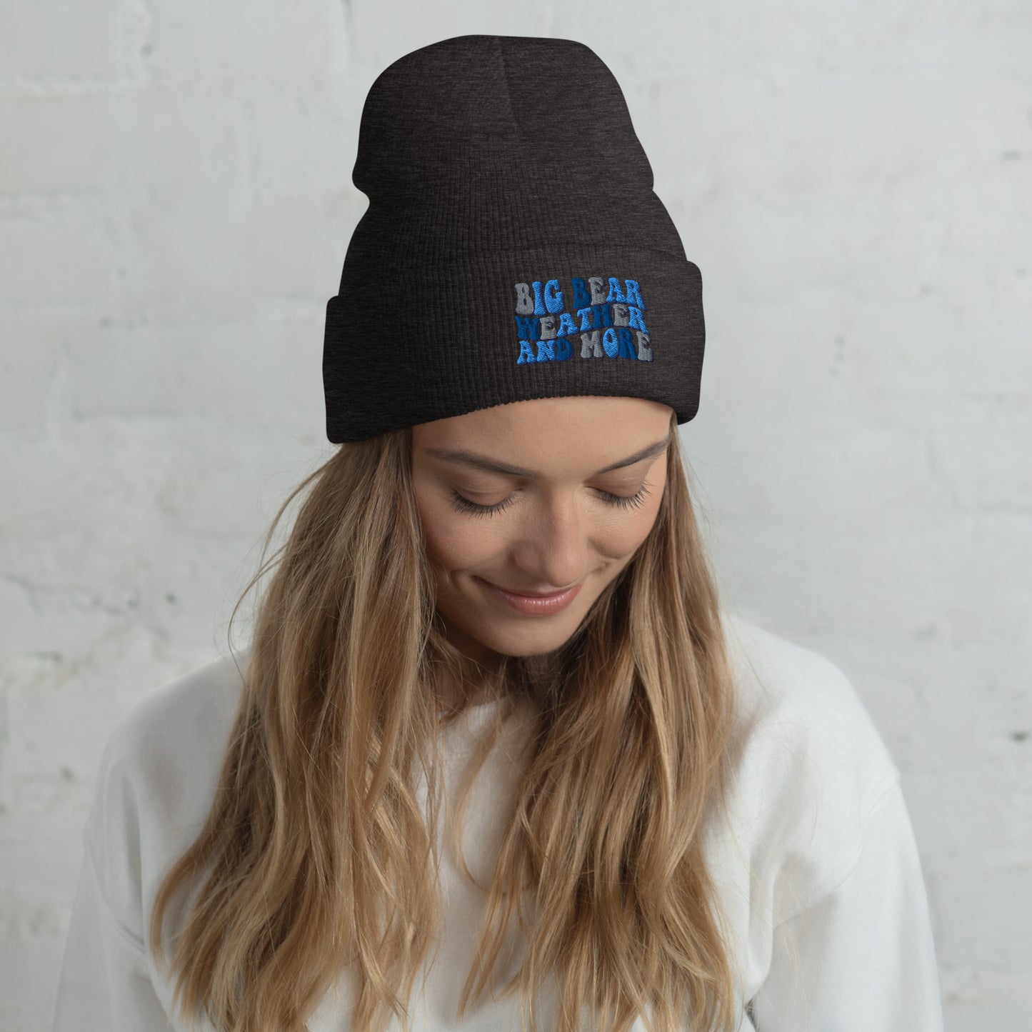 Classic Wavy Logo Winter Cuffed Beanie