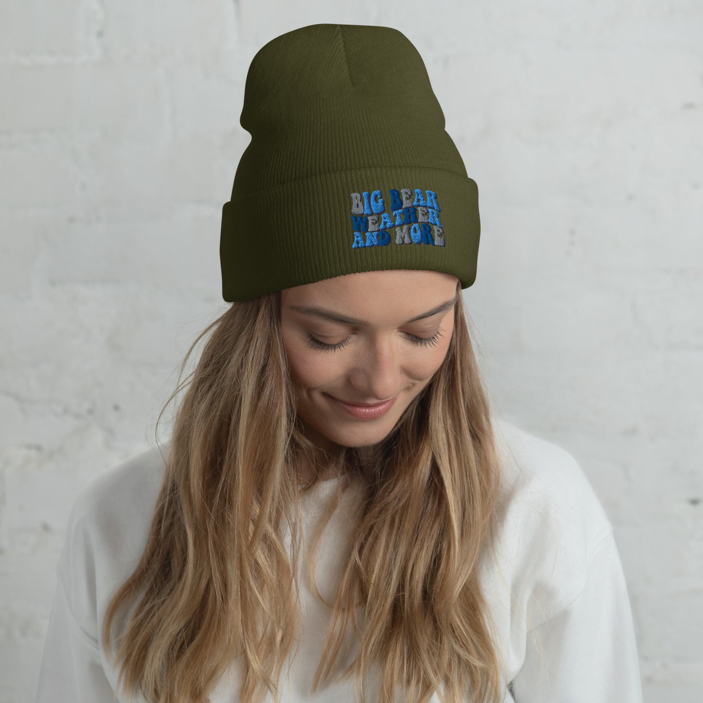 Classic Wavy Logo Winter Cuffed Beanie