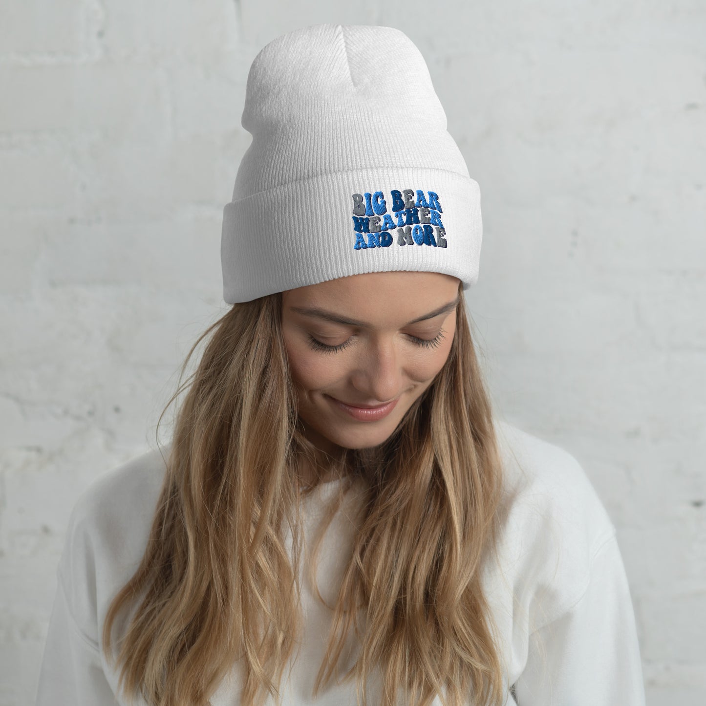 Classic Wavy Logo Winter Cuffed Beanie