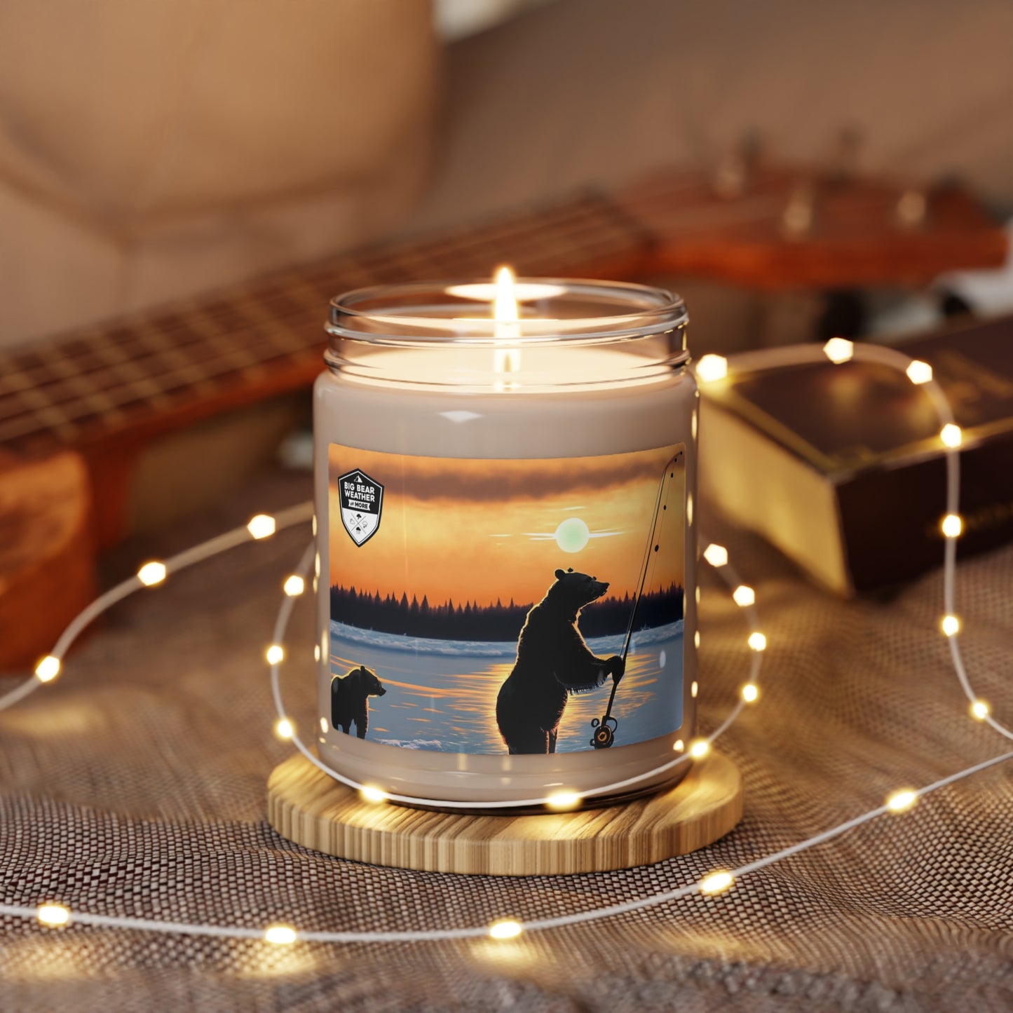 Bear-y Fishy Soy Candle, 9oz