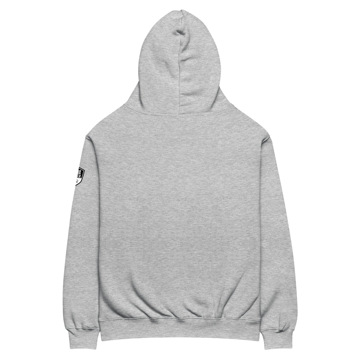 Oversized Snowboarder Typography Hoodie