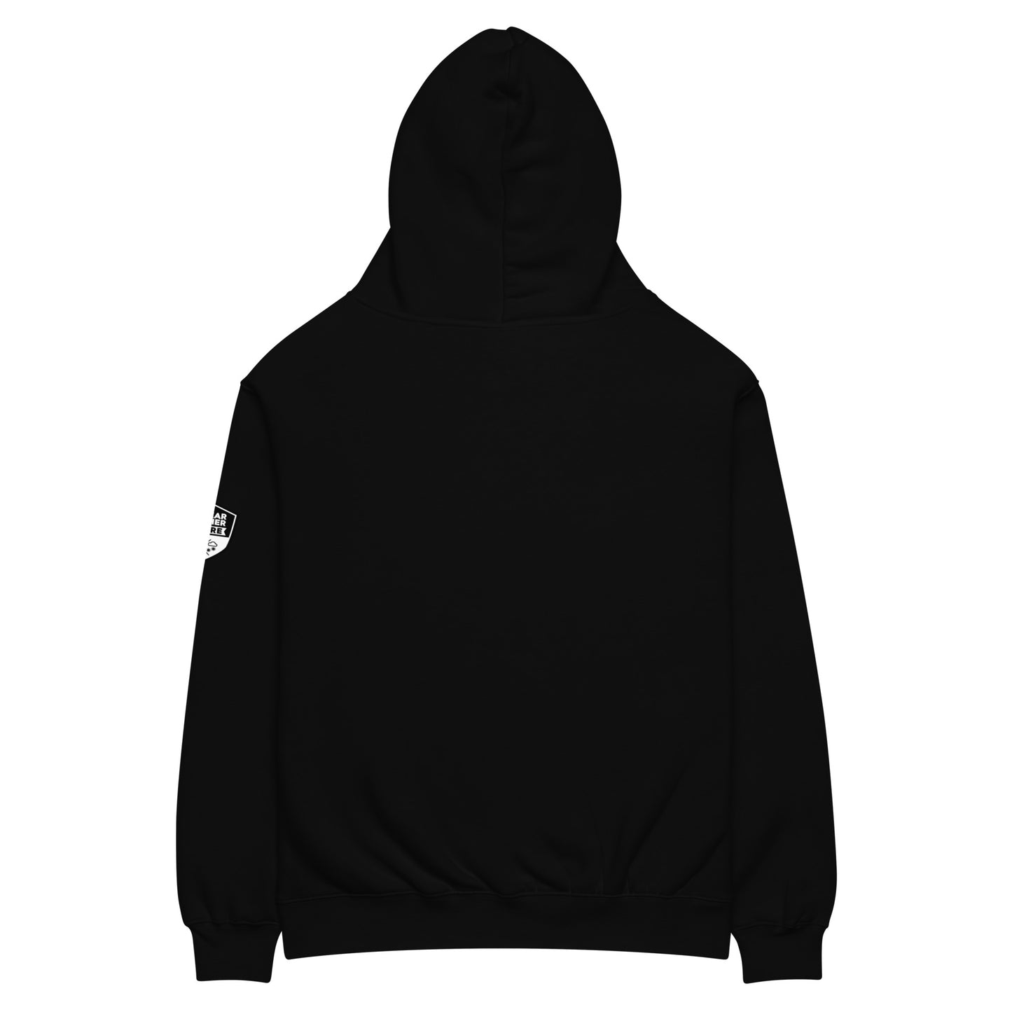 Oversized Bear Typography Hoodie